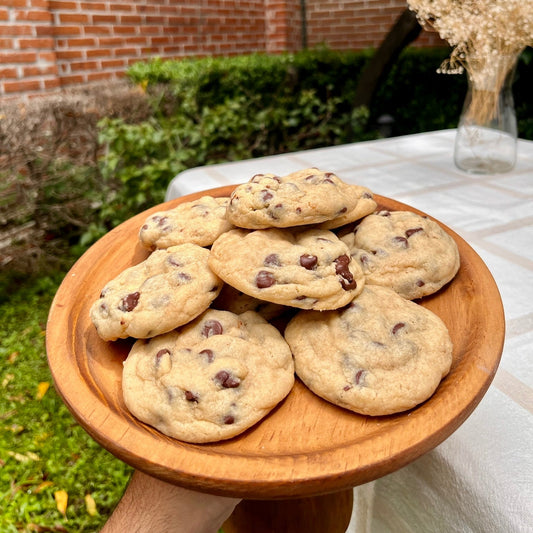 Galletas de chispas de chocolate estilo NY